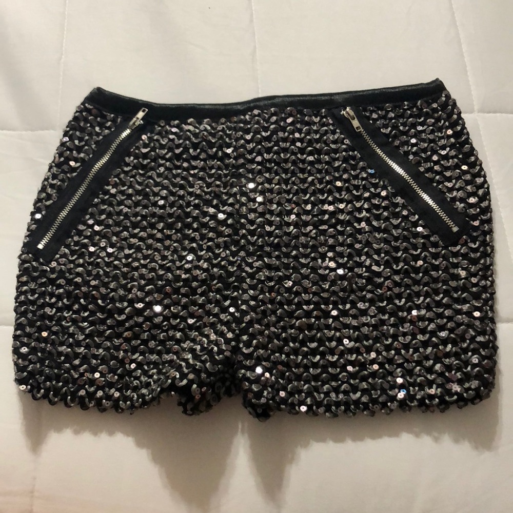 Sequined Shorts